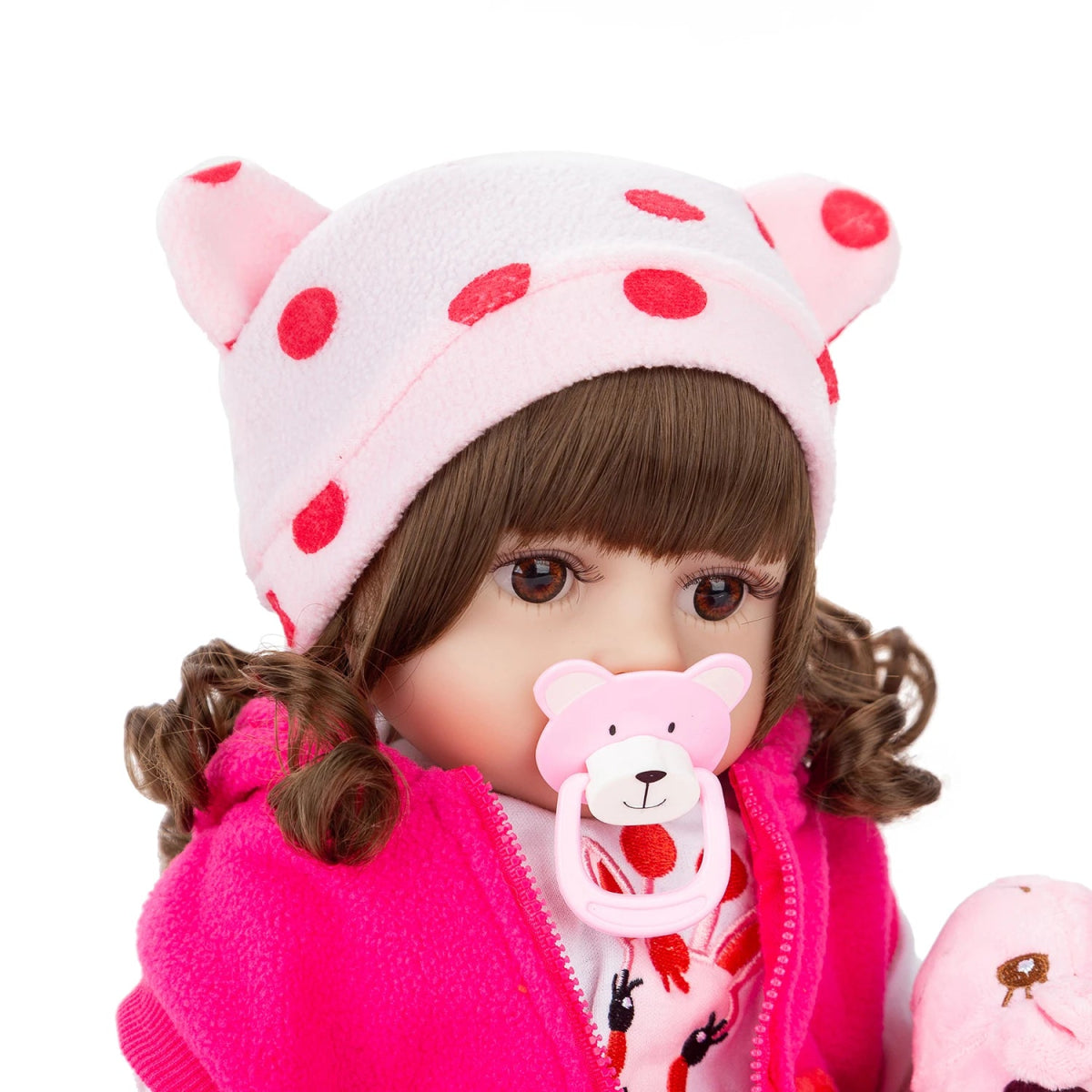 Boneca Reborn Betina Girafa | Cabelo Castanho - Betina Baby