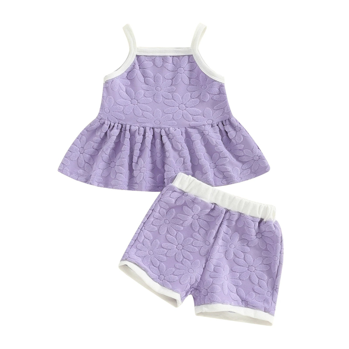 Conjunto Alcinha Flores 3D | 6 - 3 Anos - Betina Baby