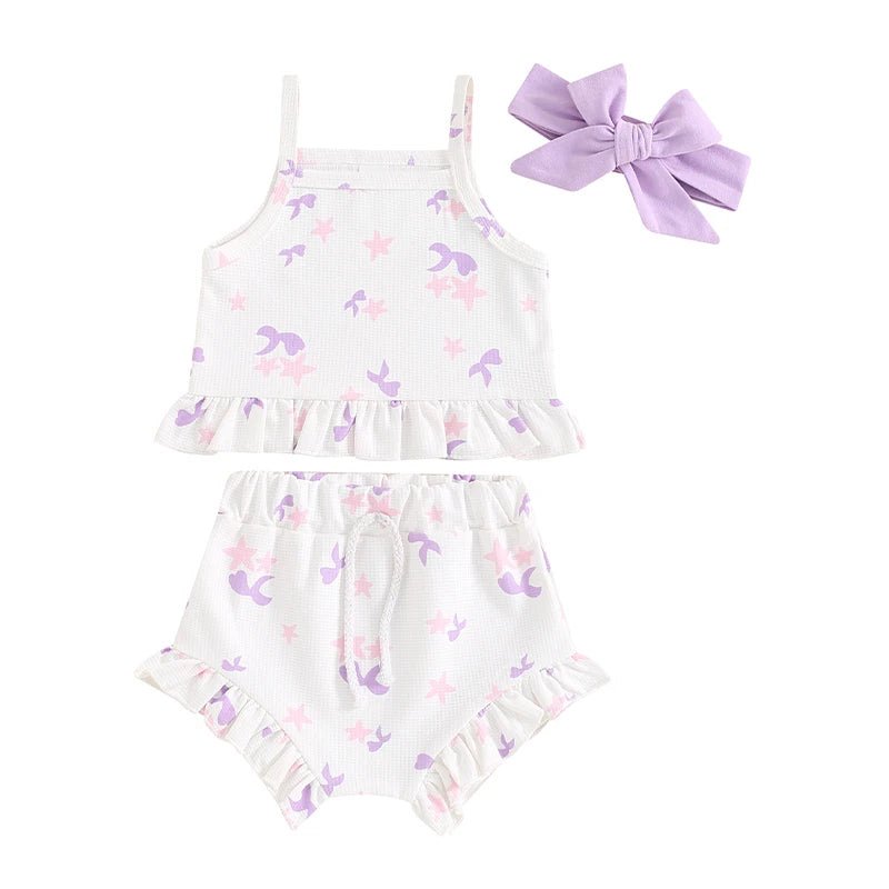 Conjunto Shortinho + Blusinha Babadinhos | 0 - 18 Meses - Betina Baby