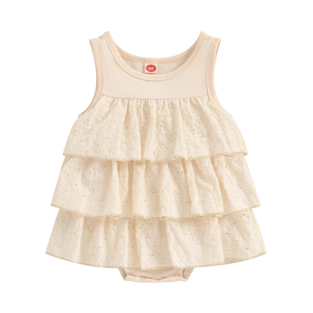 Vestido Babadinho Tons Pasteis | 0 - 3 Anos - Betina Baby