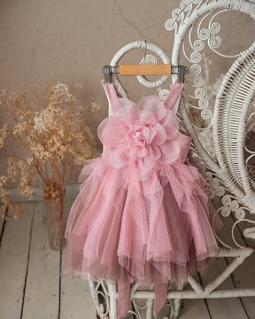 Vestido Tule Maxi Flor | 0 - 18 Meses - Betina Baby