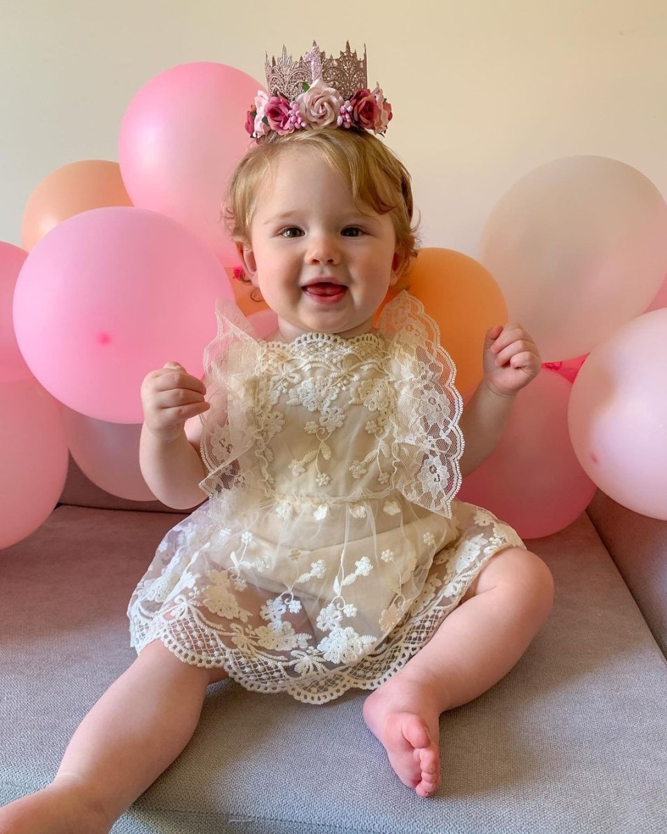 Vestido Rendado | 0-24 Meses - Betina Baby