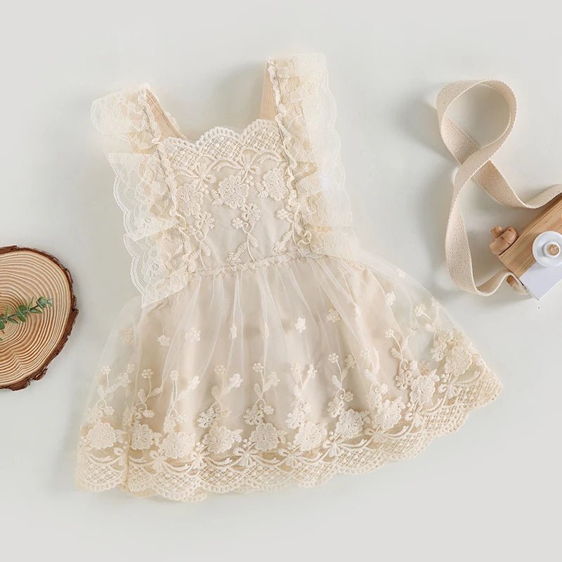 Vestido Rendado | 0-24 Meses - Betina Baby