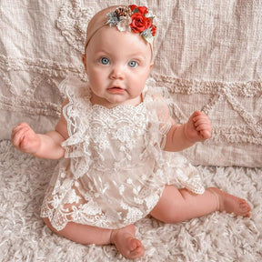 Vestido Rendado | 0-24 Meses - Betina Baby