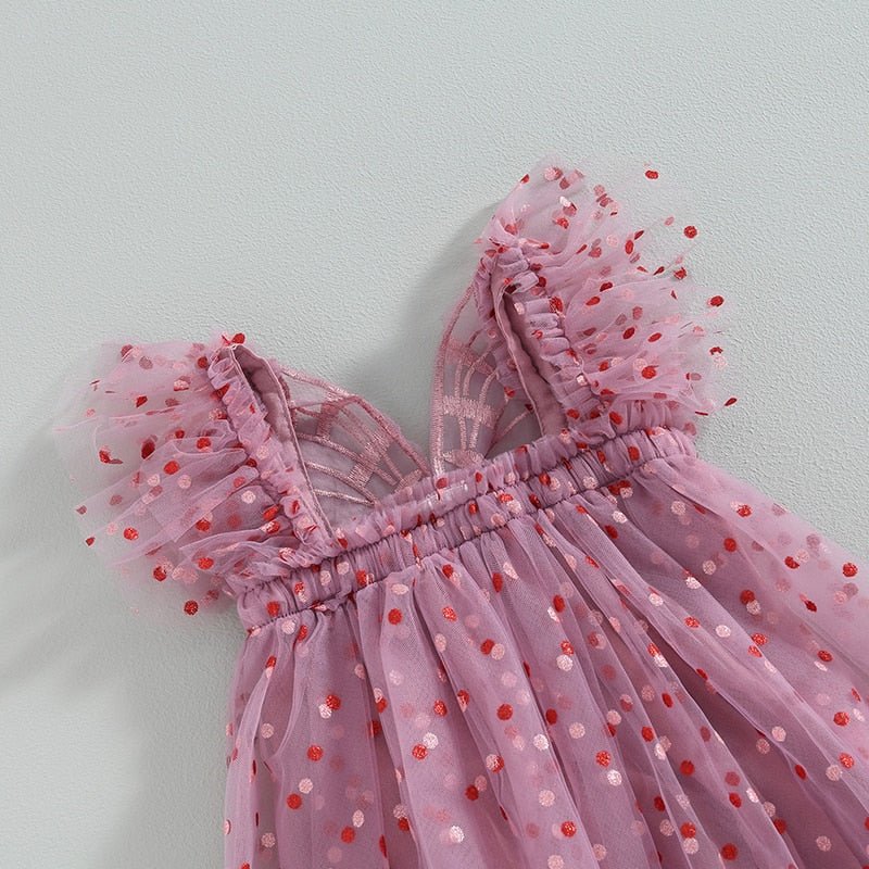 Vestido Tule Borboleta Rosa | 6-4 Anos - Betina Baby