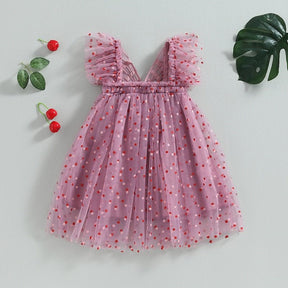 Vestido Tule Borboleta Rosa | 6-4 Anos - Betina Baby